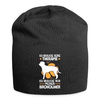 Brauche nur meinen Broholmer Dänische Dogge - Jersey-Beanie - Schwarz - Vorne