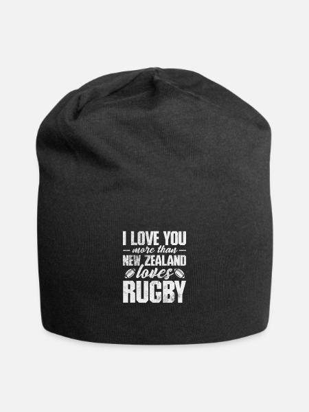 Rugby Club Rugby Team Football Sport Gift - Jersey Beanie - black