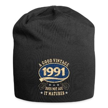 32nd Birthday 1991 32 Good vintage - Jersey Beanie - black - Front