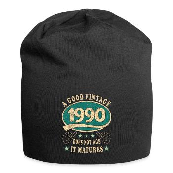 33rd Birthday 1990 33 Good vintage - Jersey Beanie - black - Front