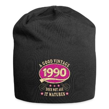 33rd Birthday 1990 33 Good vintage - Jersey Beanie - black - Front
