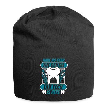 N’ayez pas peur Laboratoire dentaire Laboratoire dentaire Technicien dentaire - Bonnet en jersey - noir - Devant