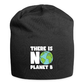 There is no Planet B - world environment day - Jersey-Beanie - Schwarz - Vorne