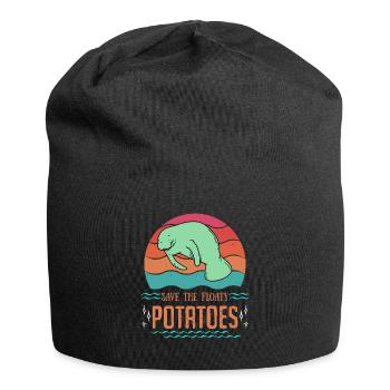 Save the Ocean Saves Seals Species Conservation - Jersey Beanie - black - Front