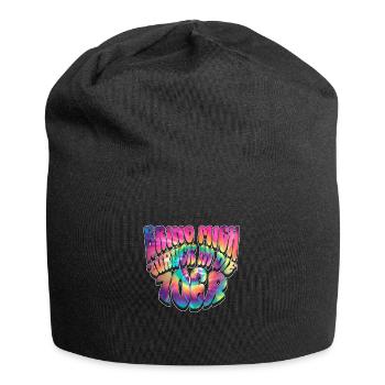 Bring Mich Zurück In Die 70er - Hippie Kostüm 70er - Jersey-Beanie - Schwarz - Vorne