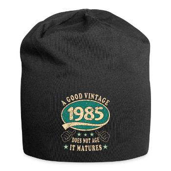 38ème anniversaire 1985 38 Bon millésime - Bonnet en jersey - noir - Devant