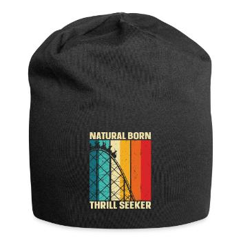 Natural Born Thrill Seeker Montagnes russes - Bonnet en jersey - noir - Devant