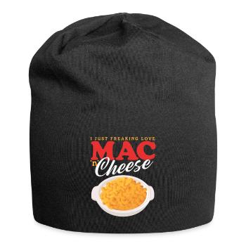 Macaroni and cheese | Mac And Cheese Gift - Jersey Beanie - black - Front