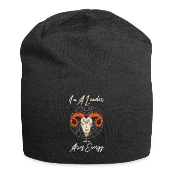 Aries Energy Astrology Leadership Astrology Fan - Bonnet en jersey - charbon - Devant