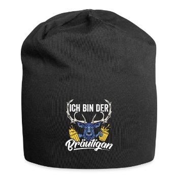 Ich bin der Bräutigam Junggesellenabschied - Jersey-Beanie - Schwarz - Vorne