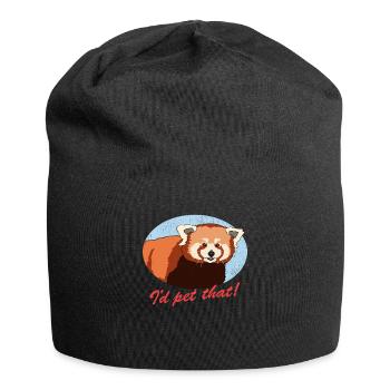 Red Panda Red Pandas Red Panda Gift - Jersey Beanie - black - Front