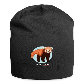 Red Panda Red Panda | Red Pandas Gift - Jersey Beanie - black - Front