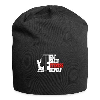 Accessoires de fitness pour les sportifs - Bonnet en jersey - noir - Devant