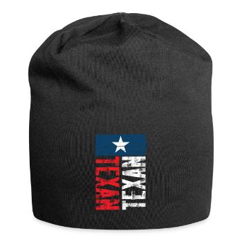 Texaner Sprüche Texas Texanisch Stolz - Jersey-Beanie - Schwarz - Vorne