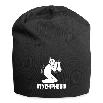 Atychiphobie Atychiphobie-Bewusstsein - Jersey-Beanie - Schwarz - Vorne