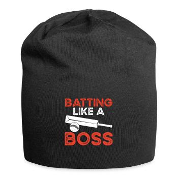 Battre comme un - Bonnet en jersey - noir - Devant