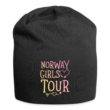 Tournée des filles de Norvège - Bonnet en jersey - noir - Devant