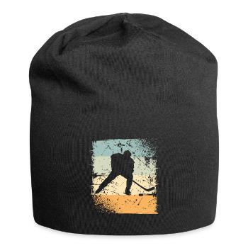 Eishockey Hockey sur glace - Bonnet en jersey - noir - Devant