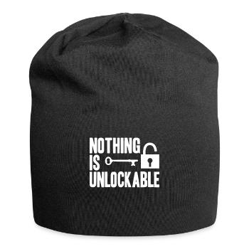 Serrurier Rien n’est déverrouillable Outils de prélèvement - Bonnet en jersey - noir - Devant