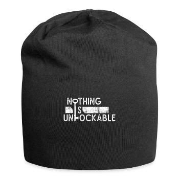 Serrurier Rien n’est déverrouillable Outils de prélèvement - Bonnet en jersey - noir - Devant