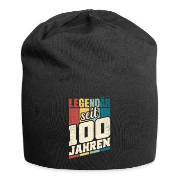 100. Geburtstag Legendär Seit 100 Jahren Hundert - Jersey-Beanie - Schwarz - Vorne