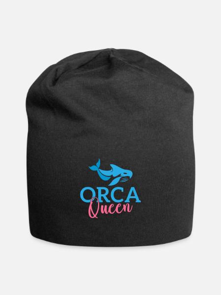 Cadeaux de baleines orques - Bonnet en jersey - noir
