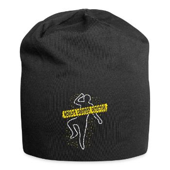 Detective World's Greatest Detective Fingerprint - Jersey Beanie - black - Front