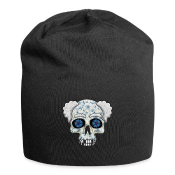 Grandpa Abuelo Grandparents Day Día De Los Muertos - Jersey Beanie - black - Front