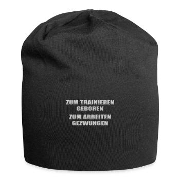 Fitnesszubehör für Sportler - Jersey-Beanie - Schwarz - Vorne