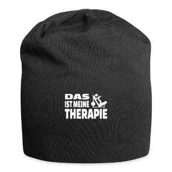 Fitnesszubehör für Sportler - Jersey-Beanie - Schwarz - Vorne