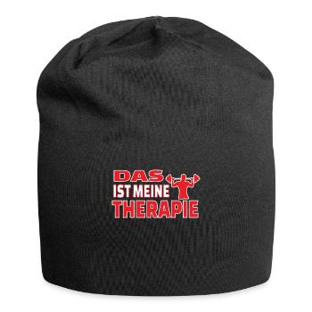 Fitnesszubehör für Sportler - Jersey-Beanie - Schwarz - Vorne