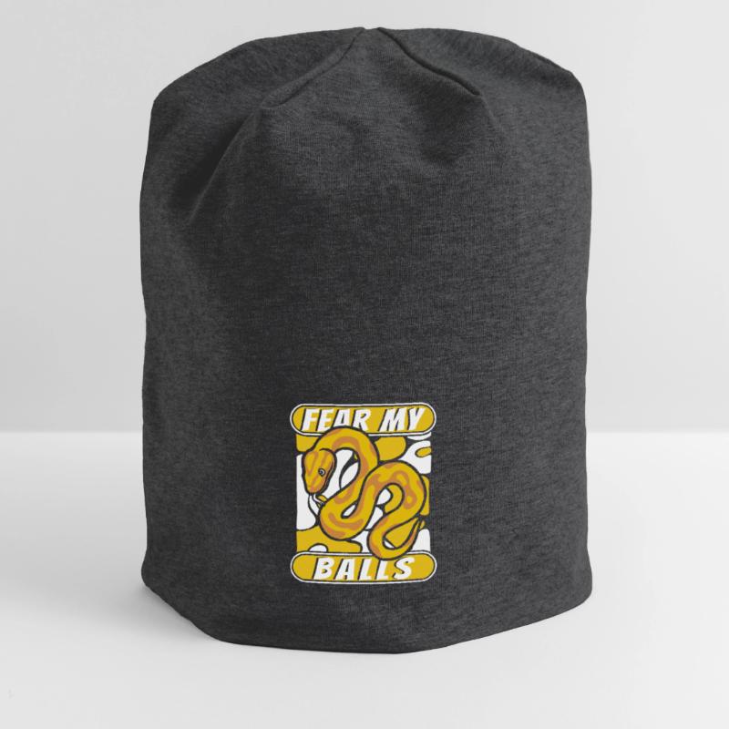 Fear My Balls Python Schlange Banana Ball Python Jersey-Beanie