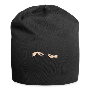 Italienische Handgeste Schöpfung von Adam Parodie - Jersey-Beanie - Schwarz - Vorne