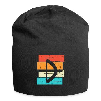 Cadeau de tir à l’arc Dire tir à l’arc - Bonnet en jersey - noir - Devant