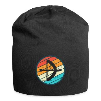Cadeau de tir à l’arc Dire tir à l’arc - Bonnet en jersey - noir - Devant