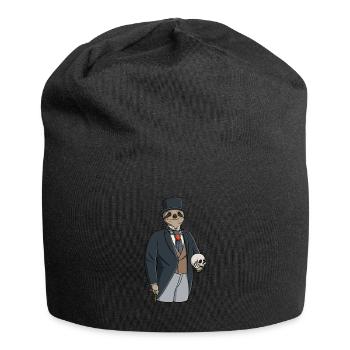 Emo Sloth Gothique Graphique - Bonnet en jersey - noir - Devant