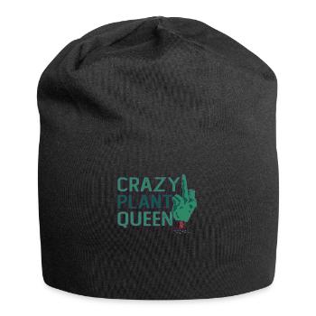 Embrassez votre amour des plantes avec notre - Bonnet en jersey - noir - Devant