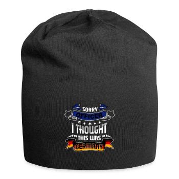Tut mir leid, Offizier, ich dachte, das wäre ein - Jersey-Beanie - Schwarz - Vorne