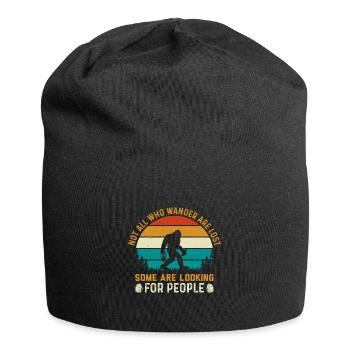 Tous ceux qui errent ne sont pas perdus que certains recherchent - Bonnet en jersey - noir - Devant