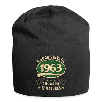 61e anniversaire 1963 des années 60 bon Vintage - Bonnet en jersey - noir - Devant