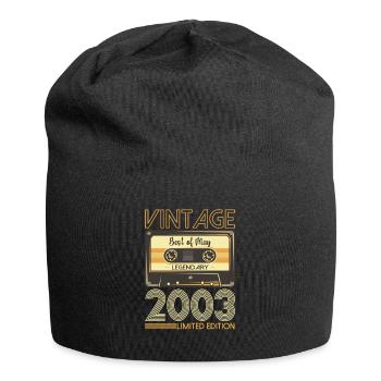 20 Birthday Man Woman Cassette May Vintage 2003 - Bonnet en jersey - noir - Devant