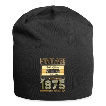 48 Birthday Man Woman Cassette Mai 1975 - Bonnet en jersey - noir - Devant
