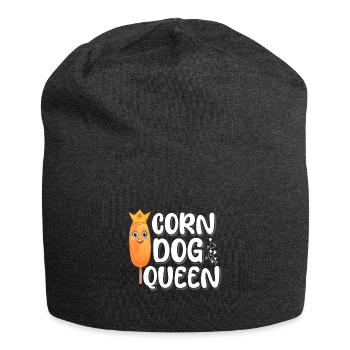 Corn Dog Queen - Jersey Beanie - charcoal grey - Front