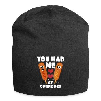 Corn dog - Jersey Beanie - charcoal grey - Front