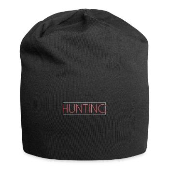 Lettrage Hunt - Bonnet en jersey - noir - Devant
