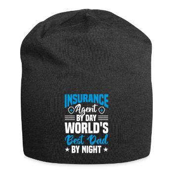 Insurance Merchant Insurance Agent - Jersey Beanie - charcoal grey - Front