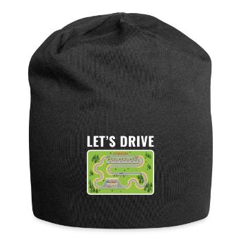 Lets Drive Play Rug Play Mat - Jersey Beanie - black - Front