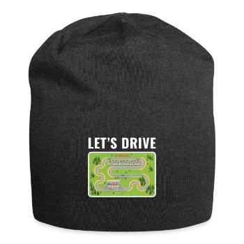 Lets Drive Play Rug Play Mat - Jersey Beanie - charcoal grey - Front