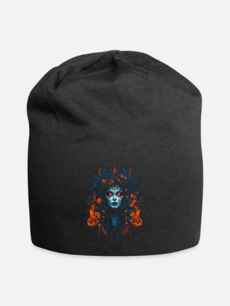 Gothic Vampire Queen - Jersey Beanie - black
