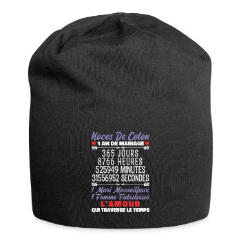 Noces de Coton - Bonnet en jersey - noir - Devant